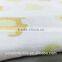 double cotton gentle muslin gauze for baby 21s/32s/40s printed/ grey muslin gauze double layers