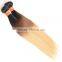 1B/4/27# Brazilian Ombre Straight Three Tone Virgin Brazilian Ombre Hair