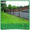 outdoor safety black white wought iron pool fence for kids