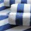 Hot sales blue white stripe wholesale beach towels hotel