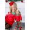 2016 yawoo green and red cotton outfit and 18 inch doll girls clothes kids children christmas pajamas