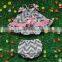 Wholesale grey chevron flower baby girls swing set outfits M5052205