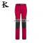 2017 Softshell sports windproof climbing pants for women