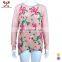 New Sublimation Latest Design Autumn Round Collar Pure Wool Plain Sweater,Girls Fancy Sweater