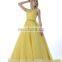 EB2900 Yellow lace with sequin skirt bridal dress