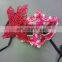 Halloween Party glitter plastic Masquerade flower Butterfly Mask