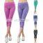 Womens Yoga Pants 3/4 Length High Elasticity Waist Gym Leggings