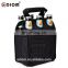 Neoprene 6 Pack Can Cooler | Insulated Six Pack Beer Bottle Cooler