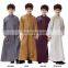 Muslim kids dress abaya polyester and cotton fabric in dubai araba islamic baju clothing muslim maxi dress