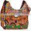 Vintage Canvas crossbody ethnic long bag