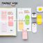 Logo printed custom different size and animal shape colorful sticky note pad Eco friendly Writing paper book
