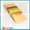 Colorful writing memo pad with customized logo for promotional gifts