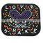 skull pvc patch iron on 2D rubber label