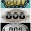 Custom rubber label logo alphabet letters for luggage tags print