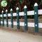Decorative effect white vinyl picket fence durable white plastic fence