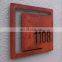 Custom Logo Laser Cut Rusty Metal Number Sign