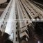 China Supplier Mild Steel Punched Angle Bar with Sandblasting finish