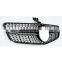 Black Front grill diamond grille for Mercedes Benz W204 C CLASS C200 C250 C300 C350 2007-2014