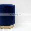 Reatai lounge furniture velvet ottoman pouf stool pouffe ottoman footstool factory custom