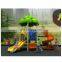 Hot selling classic outdoor kids plastic games playground kids playground slide roof canopy JMQ-G029A