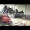 TZ-4  mini tractor with front end loader and backhoe