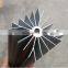 Toshine CA And CE Sunflower Heat Sink Aluminium Profile Structure For Led Light