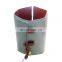Thermostated Silicone rubber insulated drum heater 150 c temparture 4400 watt