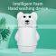 2021 Wholesale usb rechargeable plastic kitchen desk touchless soap dispenser