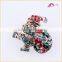 Fashion Christmas Santa Bulk Crystal Brooch Designs