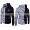 Wholesale custom men's sweater spring and autumn hooded long-sleeved zipper casual outdoor sports windproof jogging suit