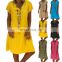 Custom LOGO Women Summer T-shirt Dresses Casual Loose Swing Flare Short Sleeve Beach V-neck Plus Size Tank Tops Dress S-5XL