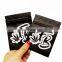 Ready to ship mylar bag matte flat zip lock bag with clear window