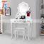 Solid Wood 4 Drawer Dresser Cosmetic Make Up Dressing Table Furniture