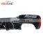 G30 Gloss Black ABS Plastic Rear Diffuser for BMW 5 series G30 M Tech Bumper Diffuser 2017+