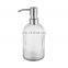 Factory direct price of liquid soap empty clear 200ml glass container bottle For Hand Gel
