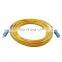 1m or customized sc to sc pvc fiber optical patch cord sc/upc-sc/upc fiber optic pigtail patchord