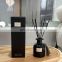 Free customize Air Fragrance Freshening Luxury Home Decor New Perfume Fragrance oil Stick Black Glass Reed Diffuser