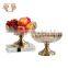 Decorative Glass Round Shallow Large Extra Fruit Bowl