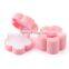 lovely Flower Jewelry Box Velvet wedding Ring box Necklace Display Gift box Container Case for Jewelry Packaging