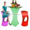 high cocktail bar tables /Light Up LED Bar Cocktail Table For Party Event Nightclub Wedding Bar Use