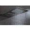 Ultra thin shower head three functions shower overhead shower rainfall and waterfall wall mounted