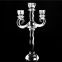 Wholesale Custom Crystal Glass Candle Holder Wedding Decor 3 Arms Candlesticks Crystal