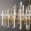 Hengzhi Custom Hotel Luxury K9 Glass Celling Lights BONNINGTON ROUND CHANDELIER 24