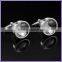 Stainless steel gold plated cross cufflinks