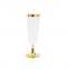 Factory Direct Eco-Friendly Wine Glass - Recyclable Plastic, Green Event Champagne Glass