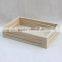 2016 high quaility big size wooden fruit or food storage tray made in China