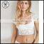 Womens Clothing Floral Lace Longline Bralette