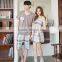 Noya Customized ZM 0250 Checks Couple Pajamas Set