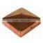Top Sale 71x71mm Orbicular Shape Galvanized Steel Fence Post Cap