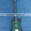 Musoo brand electric guitar custom Bass Guitar with neck-thru ebony fingerboard in Green